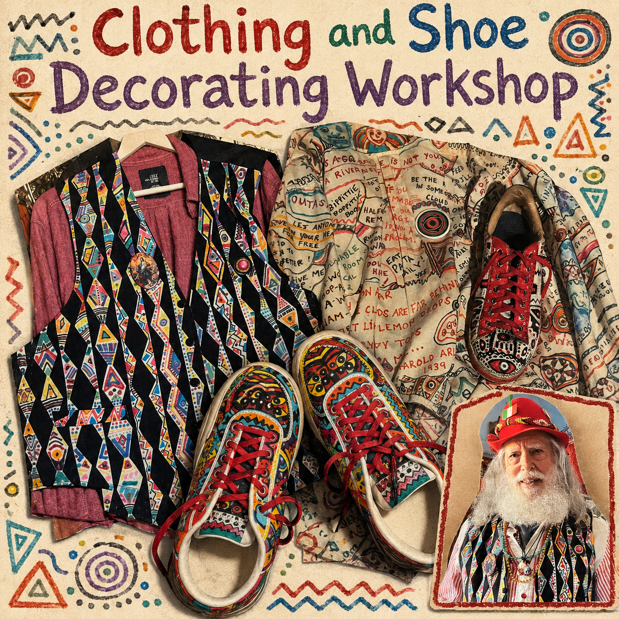 Clothing and Shoe Decorating Workshop